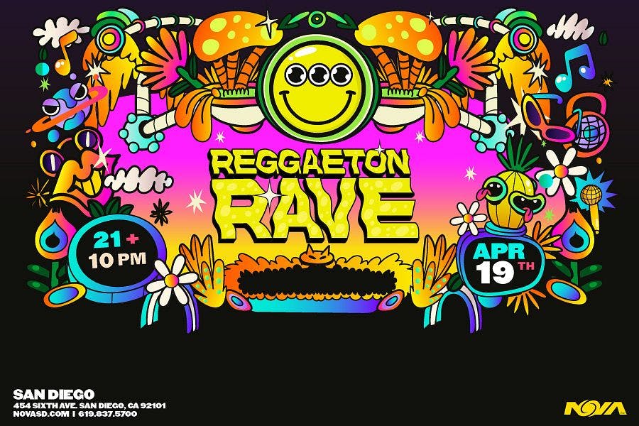 Reggaeton Rave at Nova - Saturday, Apr 19 2025 | Discotech