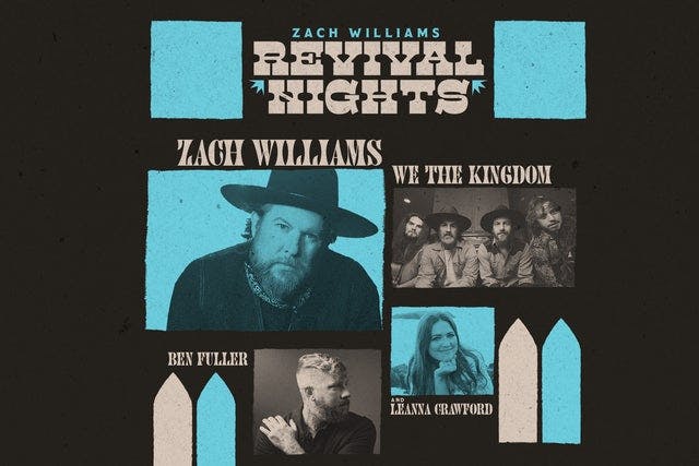 Zach Williams, We The Kingdom, Ben Fuller, and Leanna Crawford