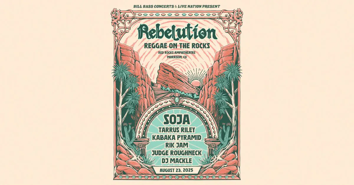 Reggae On The Rocks 2025 at Red Rocks Amphitheatre - Saturday, Aug 23 ...