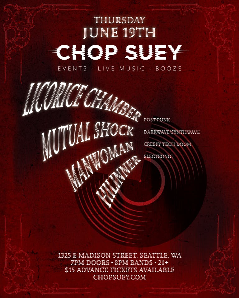 Licorice Chamber, Mutual Shock, ManWoMan, Hilinner