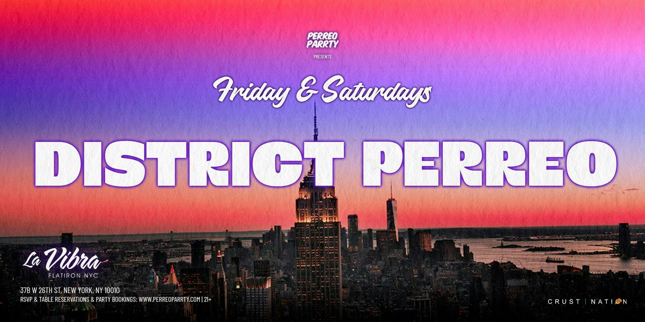 Latin & Reggaeton Garden Dance Party Flatiron NYC - District Perreo