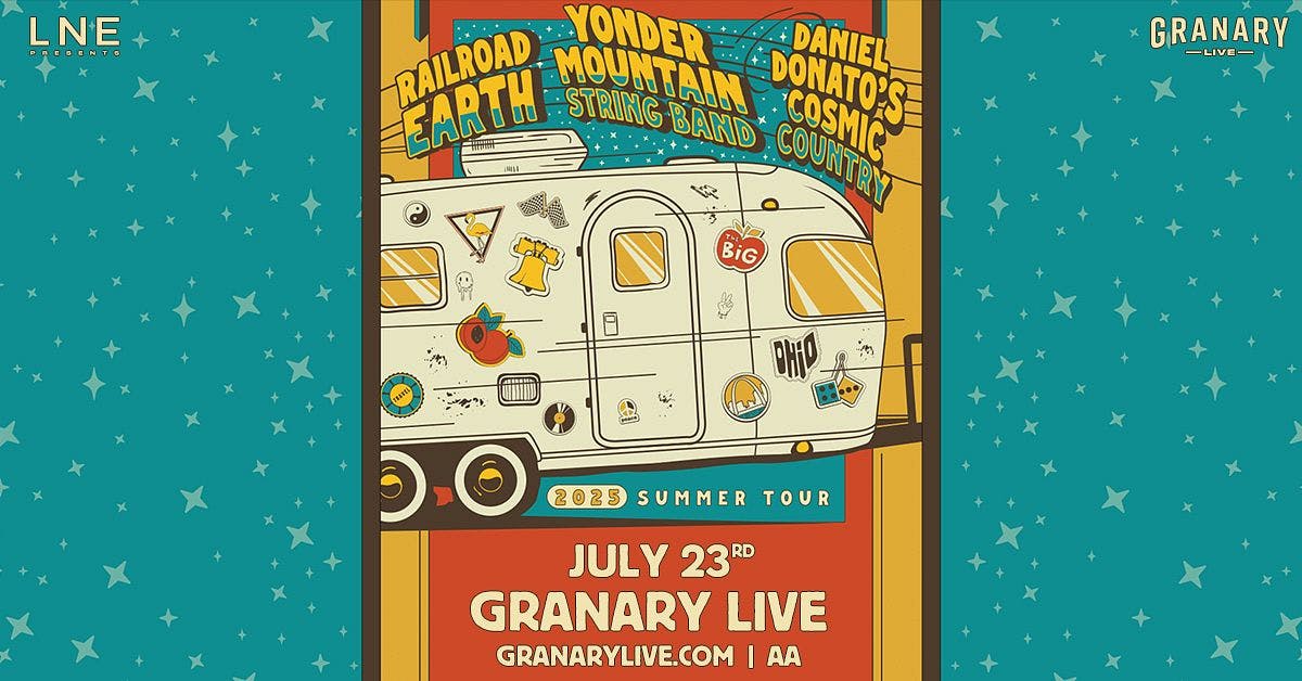 Railroad Earth, Yonder Mountain String Band and Daniel Donato's Cosmic Country