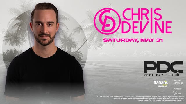 Chris Devine at the Pool Day Club