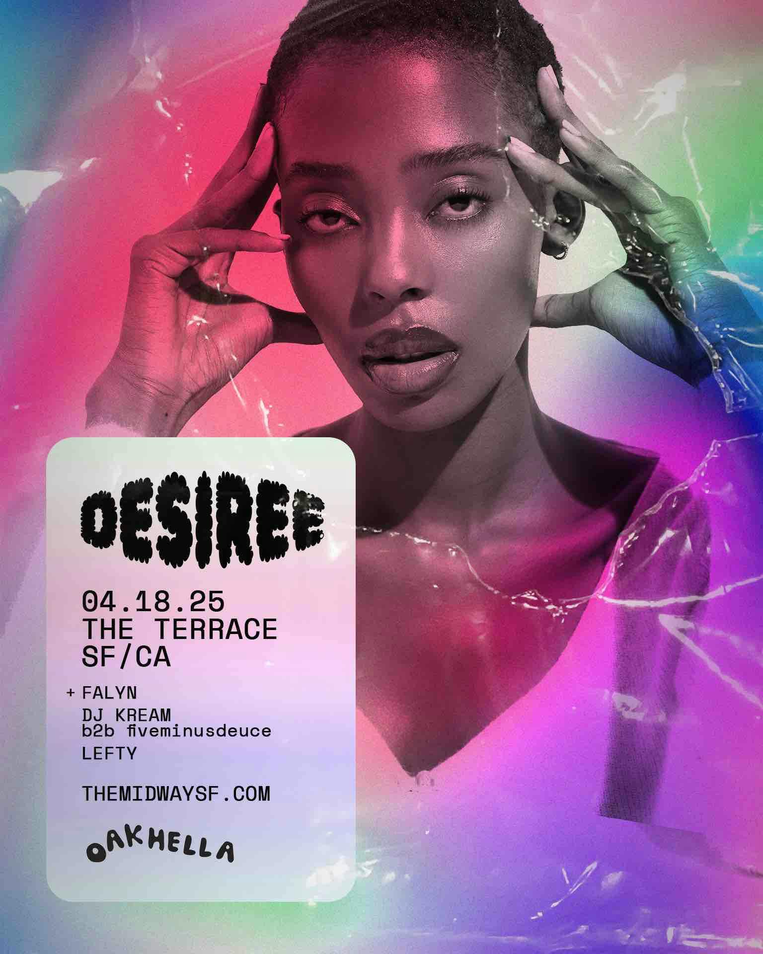 Desiree at The Midway - Friday, Apr 18 2025 | Discotech