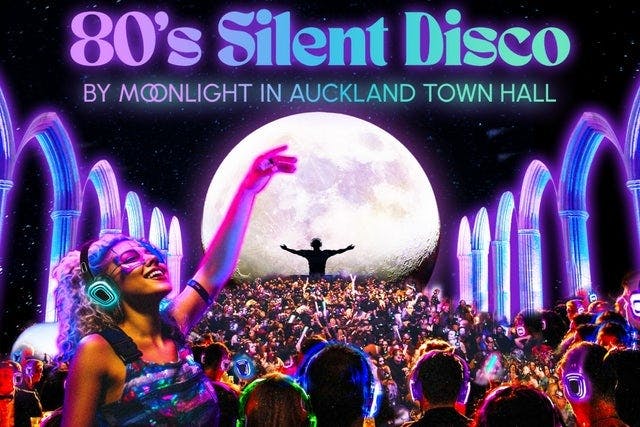 80s Silent Disco by Moonlight in Auckland Town Hall