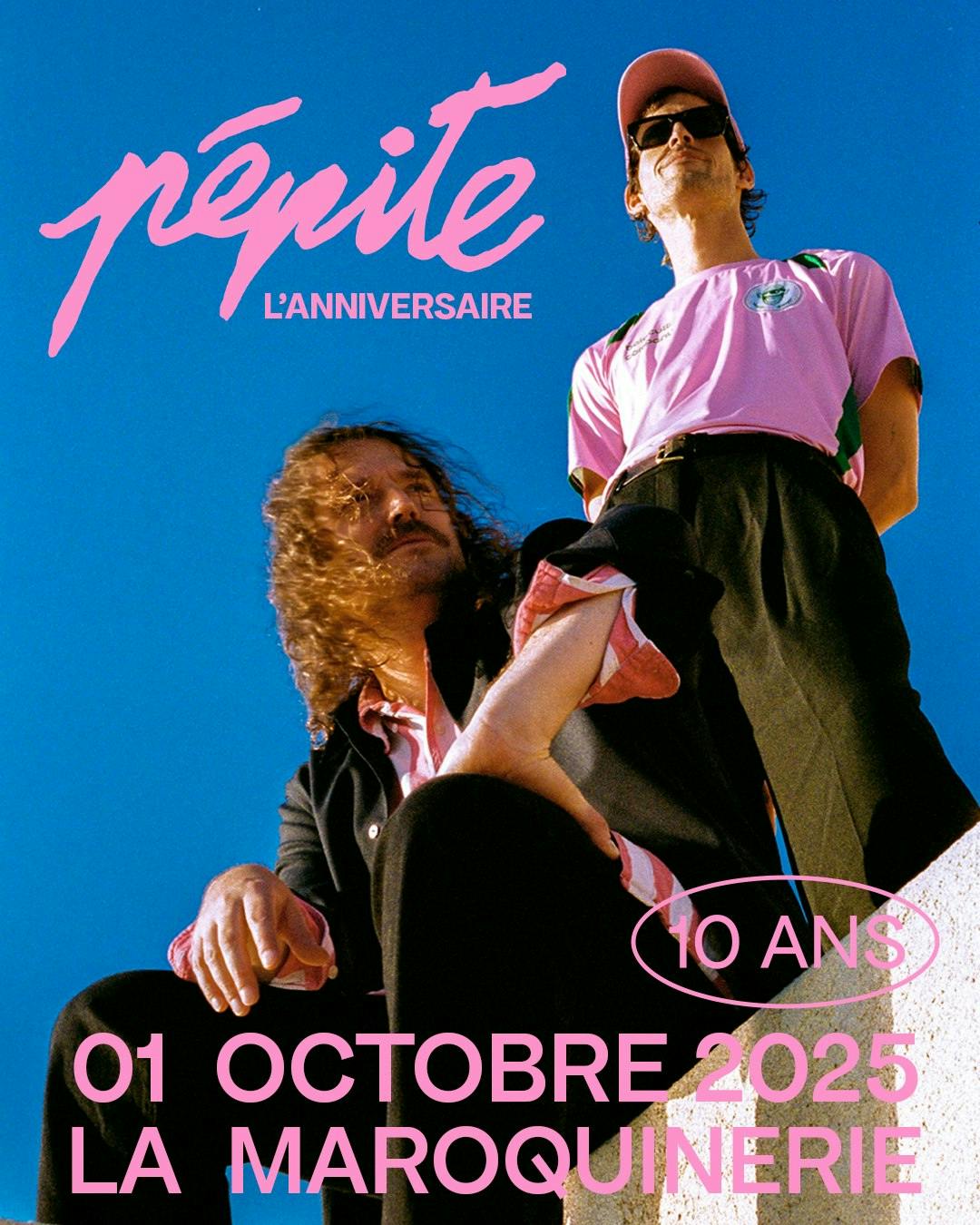 Pépite at La Maroquinerie (Paris) - Wednesday, Oct 1 2025 | Discotech