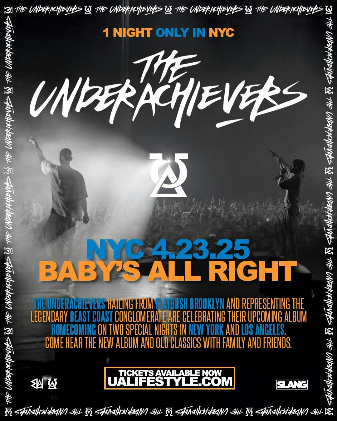 The Underachievers One Night in NY at Baby's All Right - Wednesday, Apr 23 2025 | Discotech
