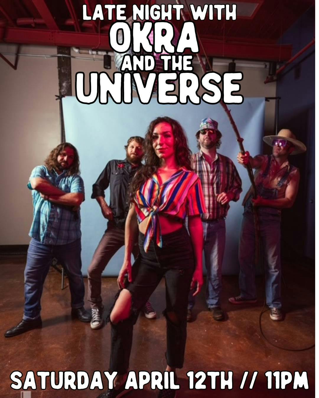 Late Night with Okra & the Universe at Mercury Lounge - Saturday, Apr 26 2025 | Discotech