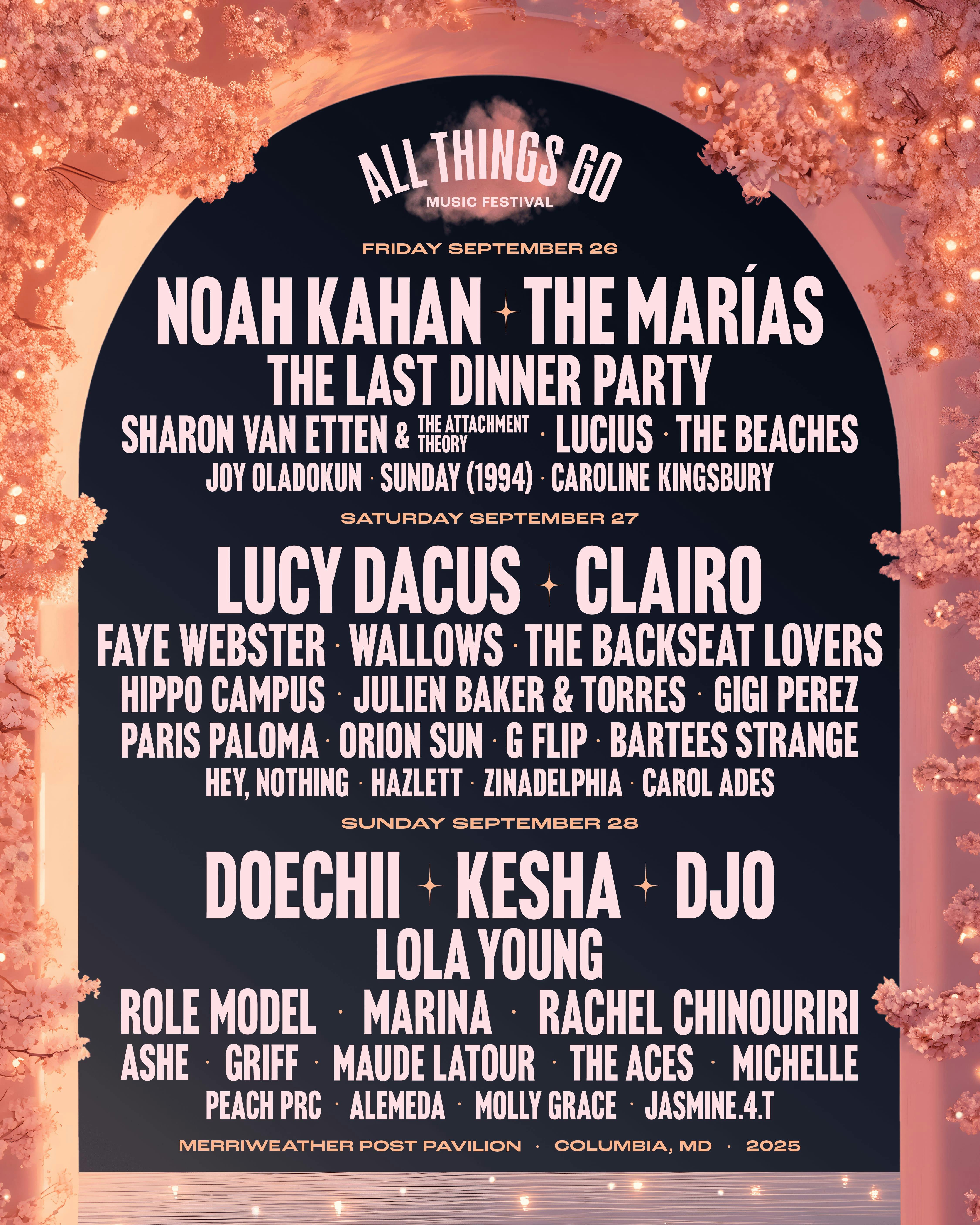 All Things Go Music Festival 2025 - 3 Day Pass