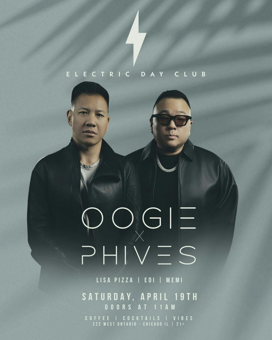 Electric Day Club ft Oogie x Phives at Electric Hotel - Saturday, Apr 19 2025 | Discotech