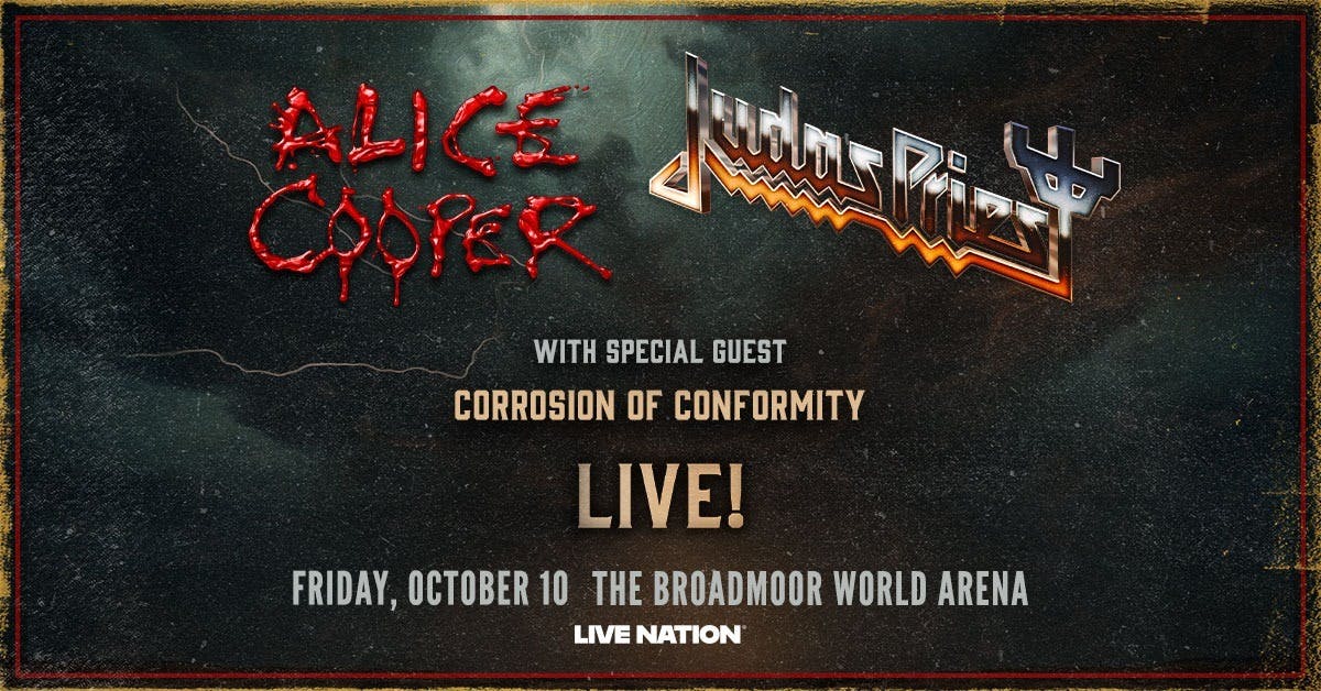 Alice Cooper & Judas Priest Live