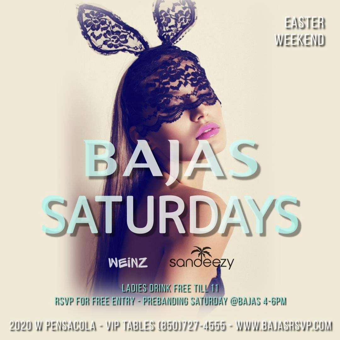 Bajas Saturdays at Bajas Beachclub - Saturday, Apr 19 2025 | Discotech