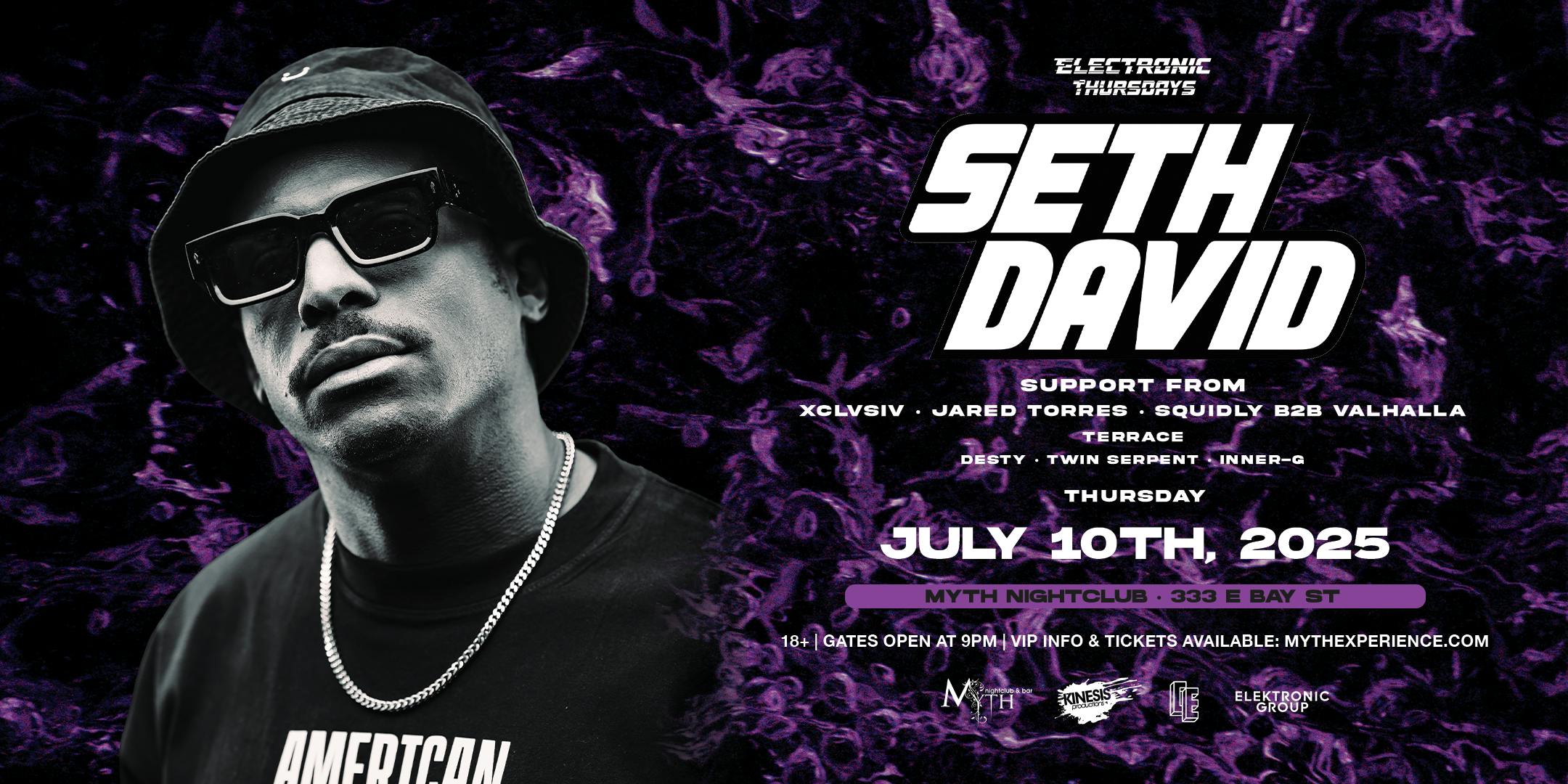 Electronic Thursdays Presents: Seth David
