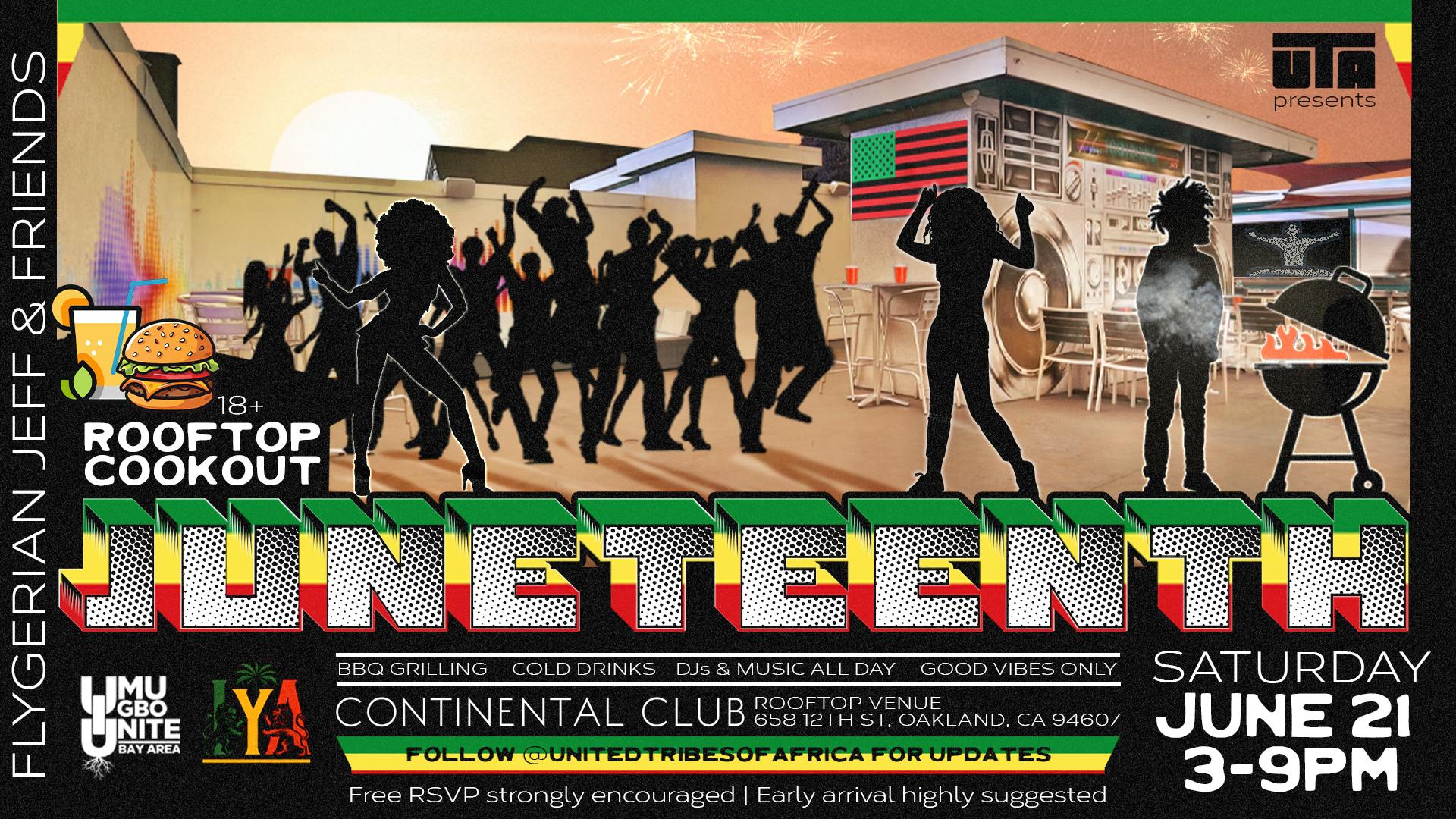 UTA Presents: The Juneteenth Rooftop Cookout