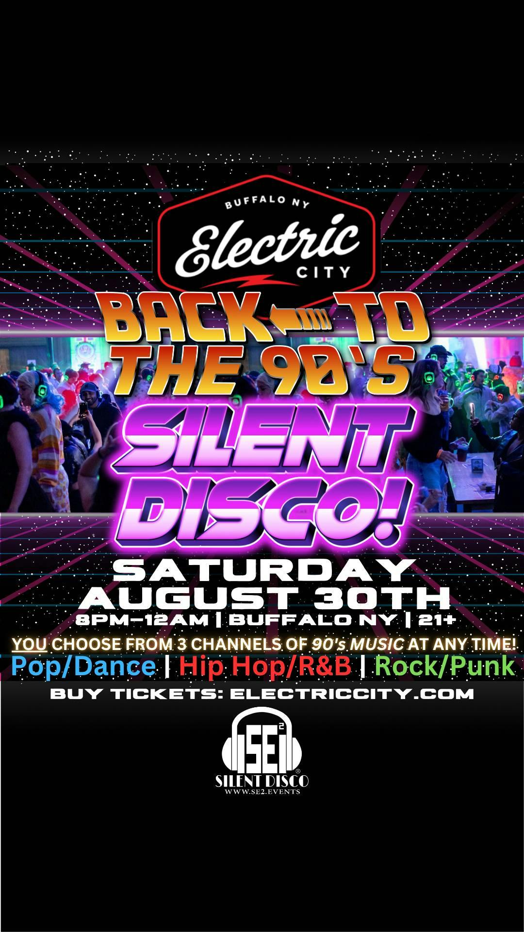 Back To The 90's Silent Disco