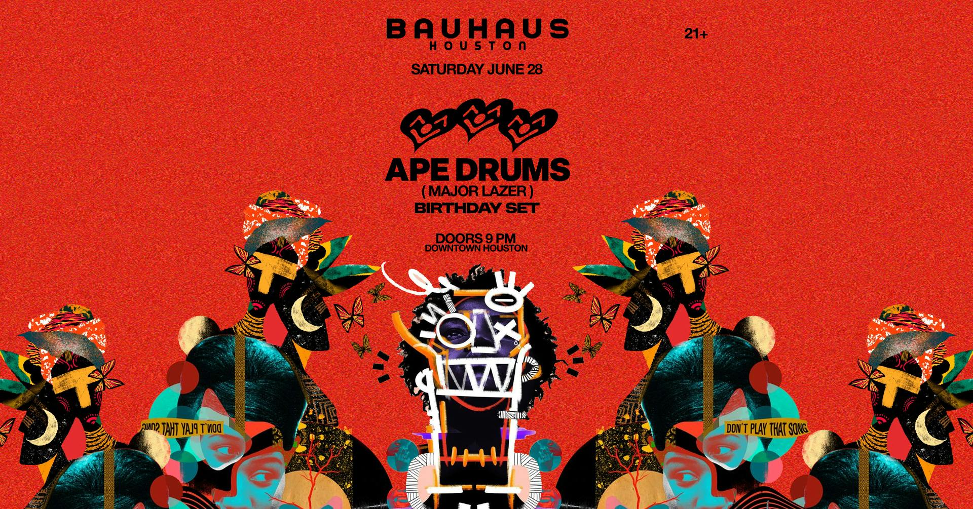 Ape Drums [Major Lazer] Houston
