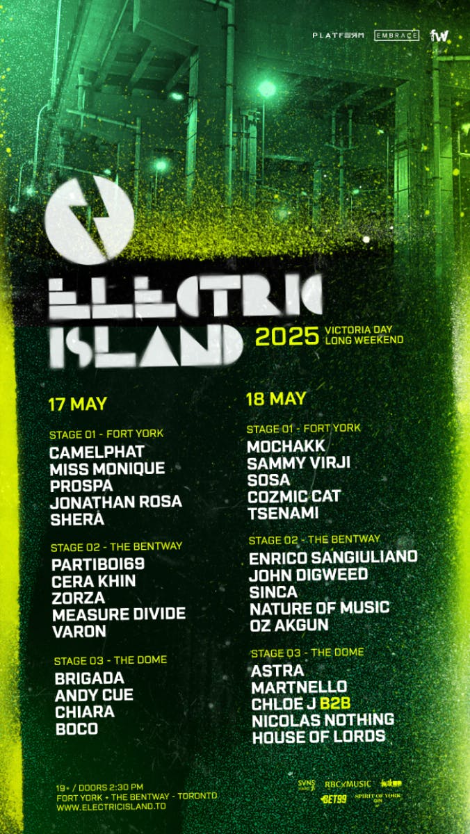 Electric Island: 2025 Season Opener - Sunday at Electric Island - Sunday, May 18 2025 | Discotech