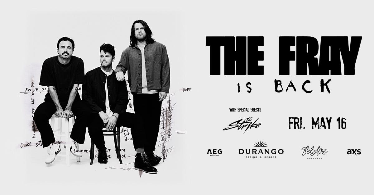 The Fray at Bel-Aire Backyard - Friday, May 16 2025 | Discotech