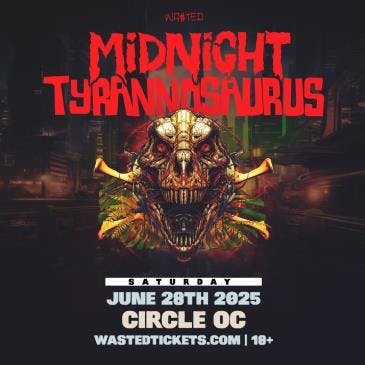 Midnight Tyrannosaurus in Huntington Beach
