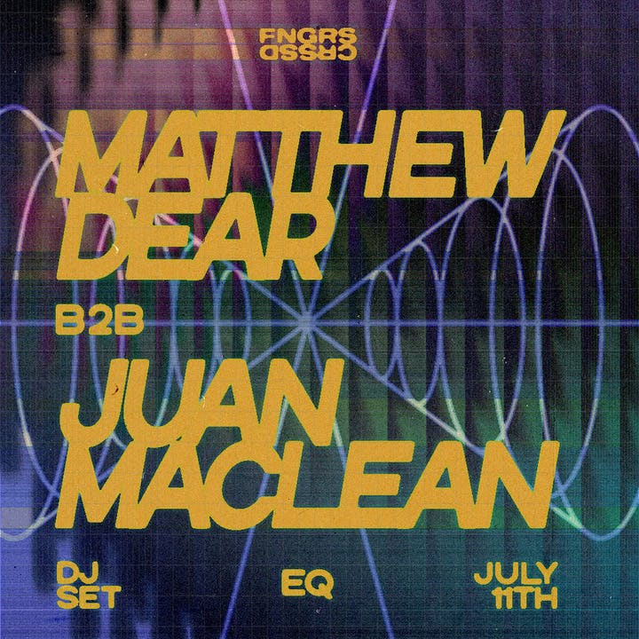 Matthew Dear B2B Juan Maclean at Eq