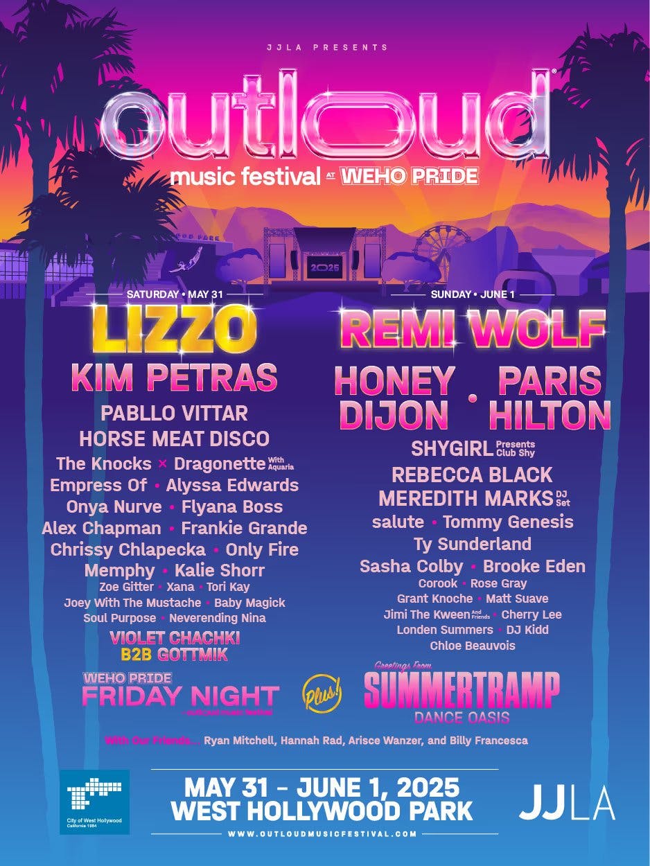 OUTLOUD Music Festival at WeHo Pride - Day 1 at Outloud Music Festival - Saturday, May 31 2025 | Discotech