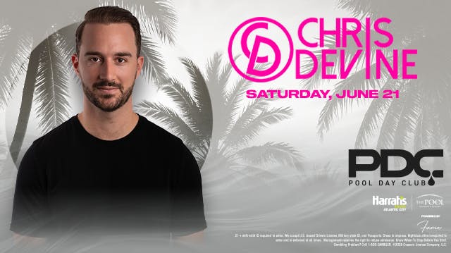 Chris Devine at the Pool Day Club