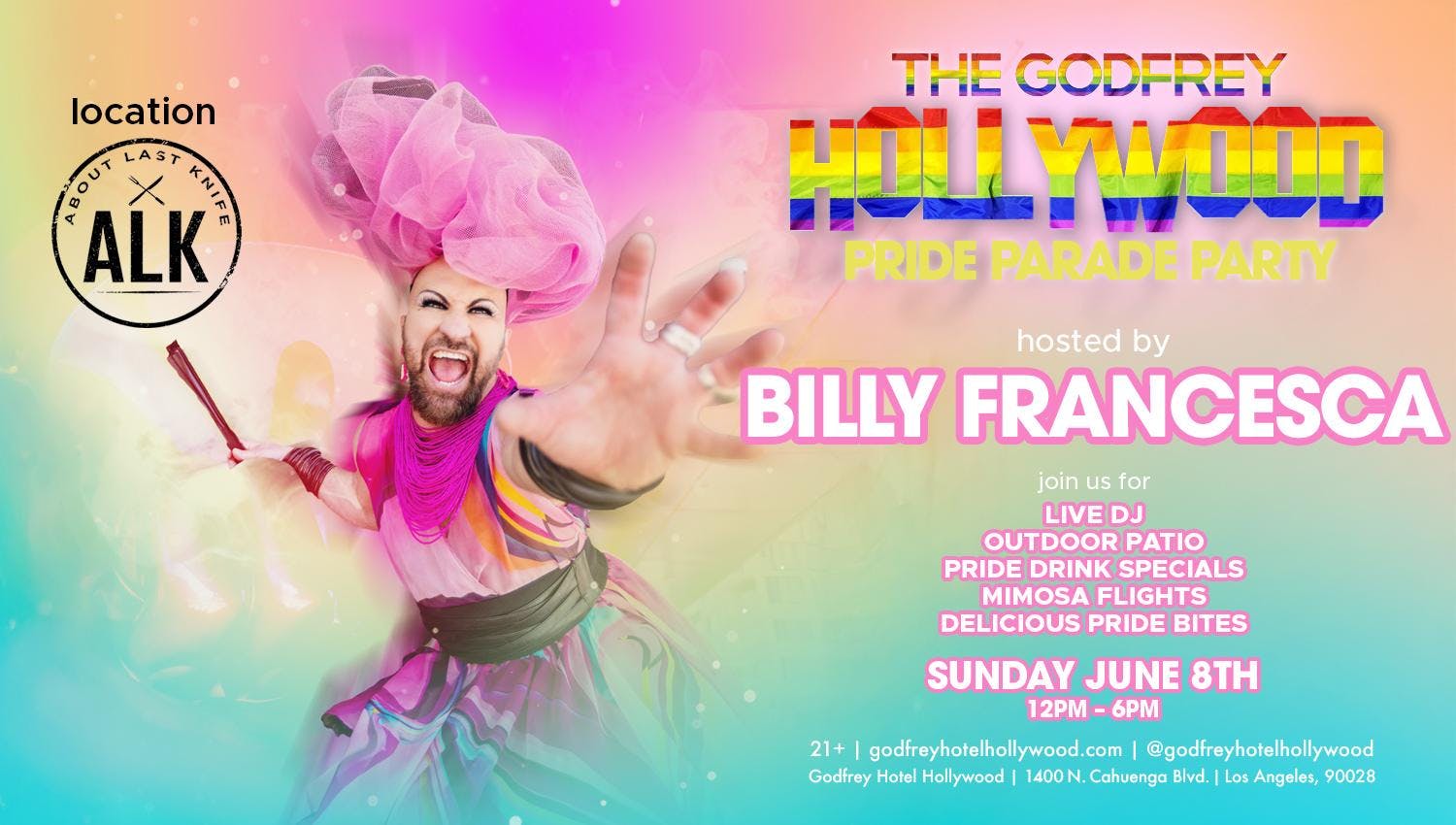 The Godfrey Hollywood Pride Parade Party