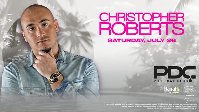 Chris Roberts at the Pool Day Club