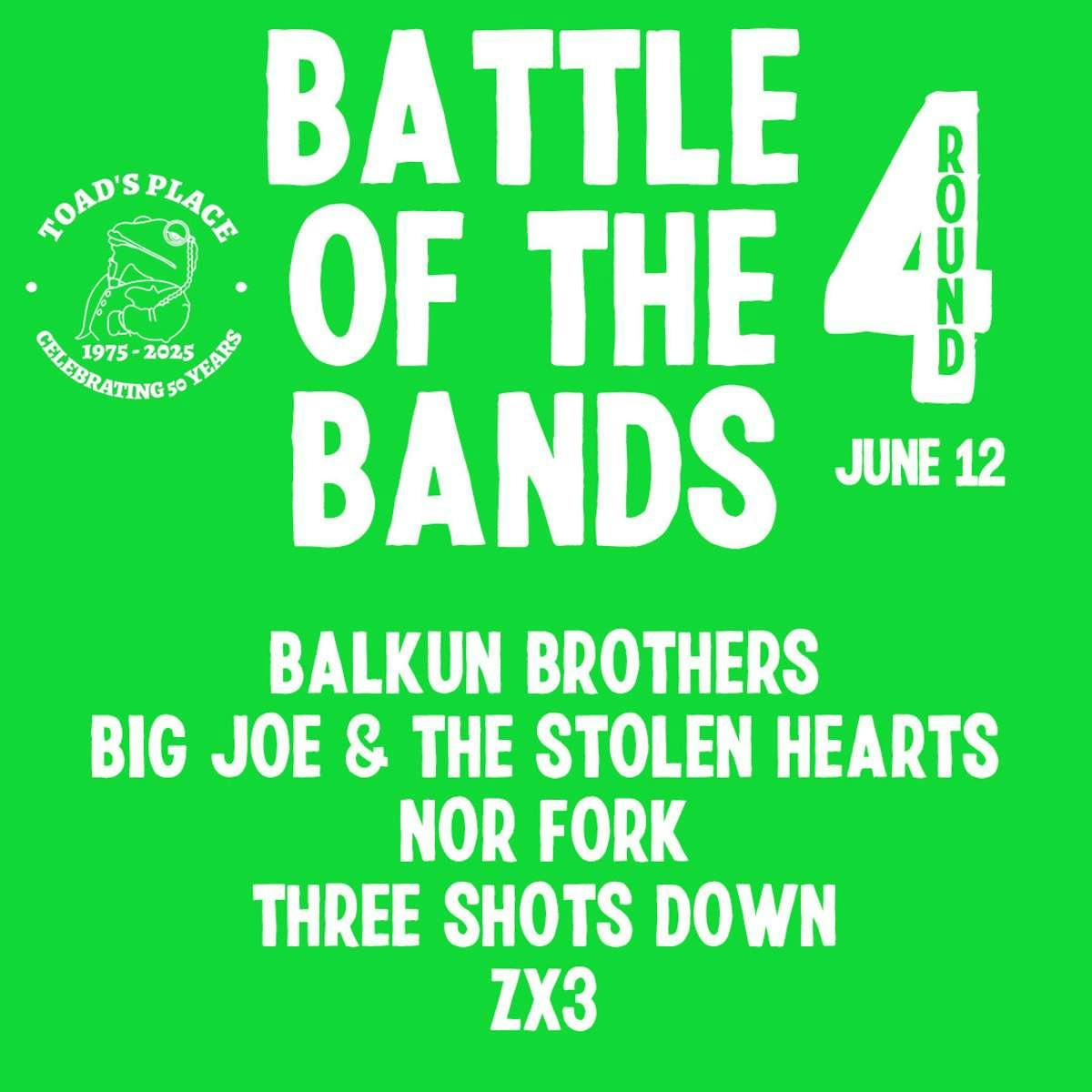 Battle of the Bands:  Round Four
