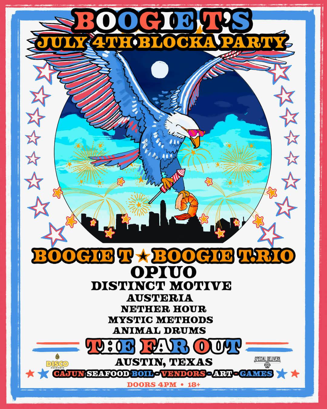 Boogie T's July 4th Blocka Party at The Far Out Lounge
