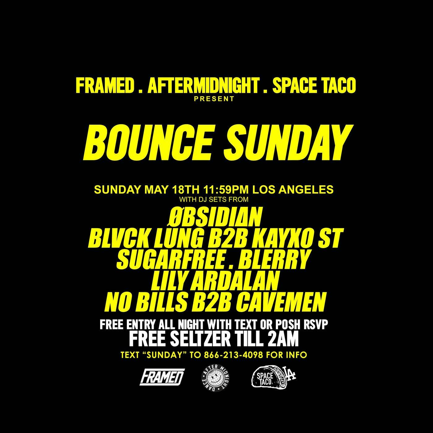 Space Taco Takeover @ Framed x Aftermidnight