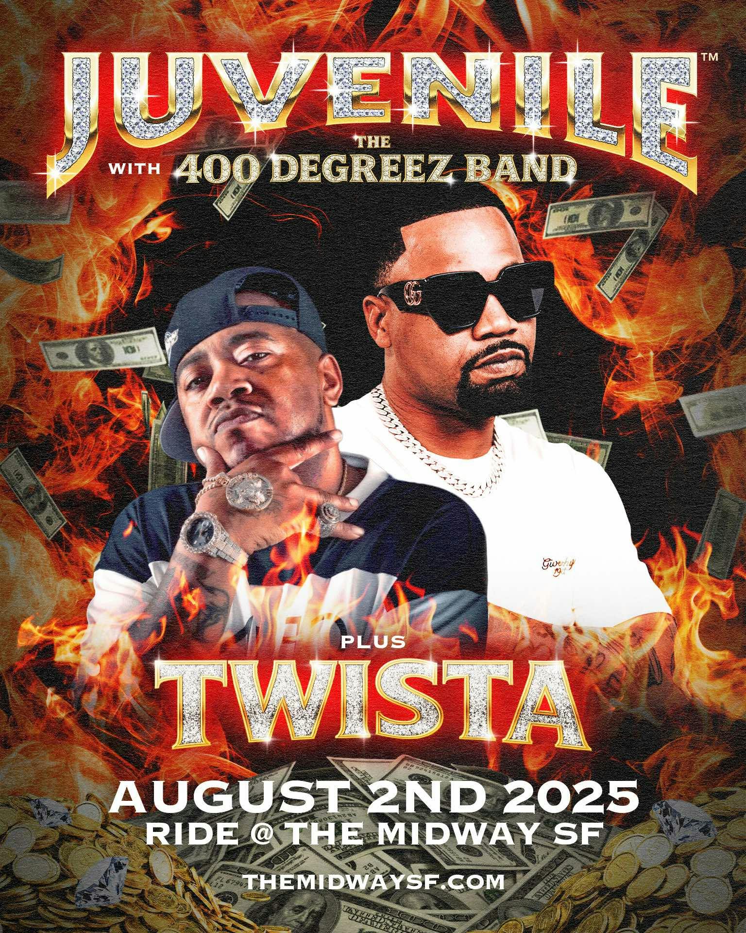 Juvenile w/ the 400 Degreez Band & TWISTA