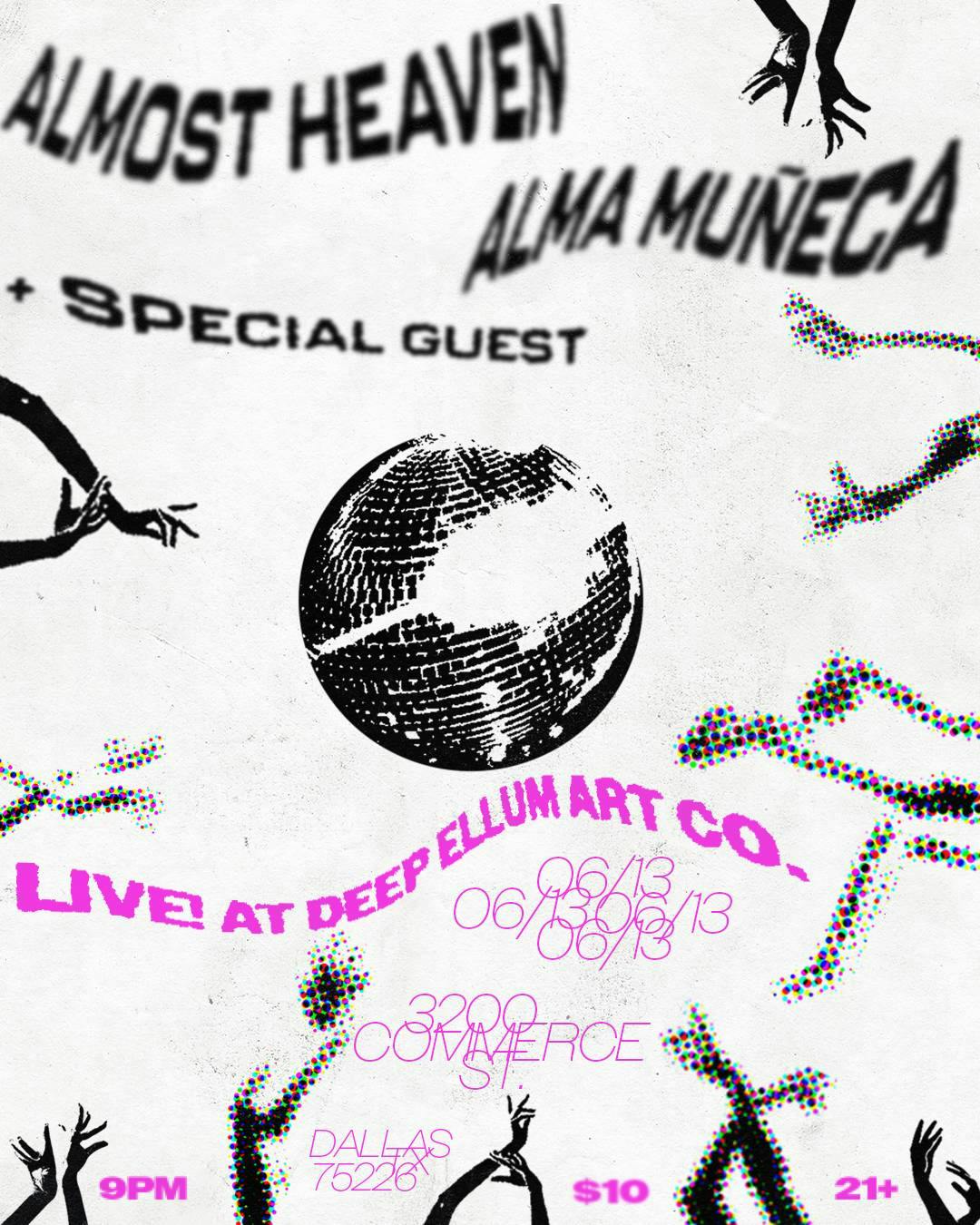 Almost Heaven, Alma Muñeca, + Special Guest