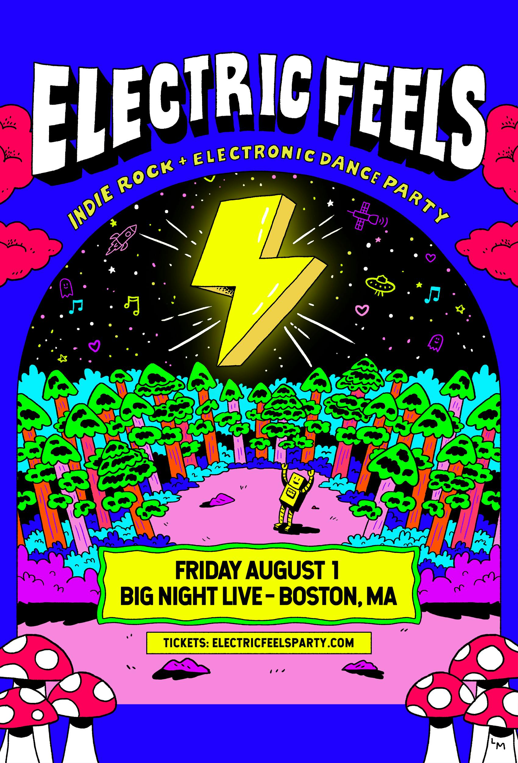 Electric Feels: Indie Rock + Electronic Dance Party ( 18+ )