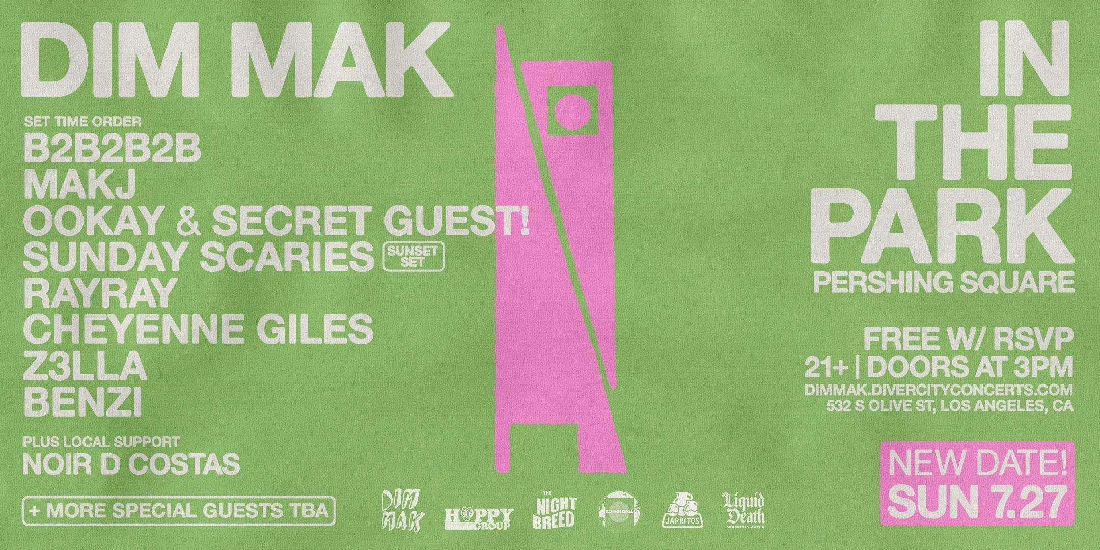 Free Event! Dim Mak Takeover w/ Makj, Sunday Scaries & Surprise Guests!