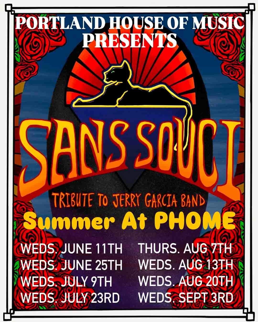 Sans Souci: Tribute to Jerry Garcia Band NIGHT ONE!