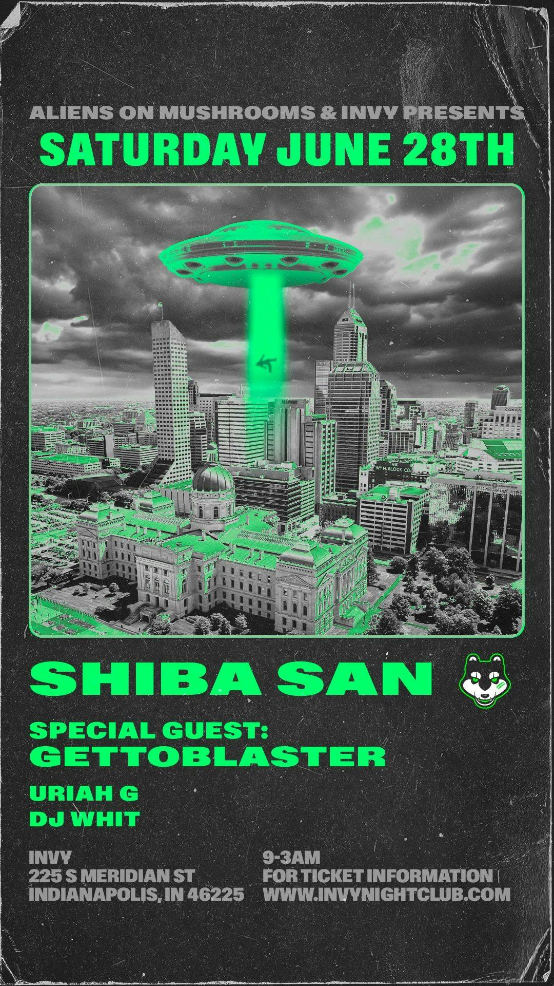 Aliens On Mushrooms & Invy Presents: Shiba San