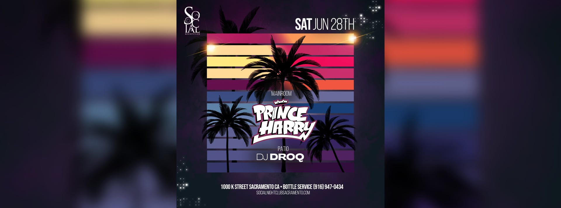 Social Saturday's ft. Prince Harry & Dj Droq