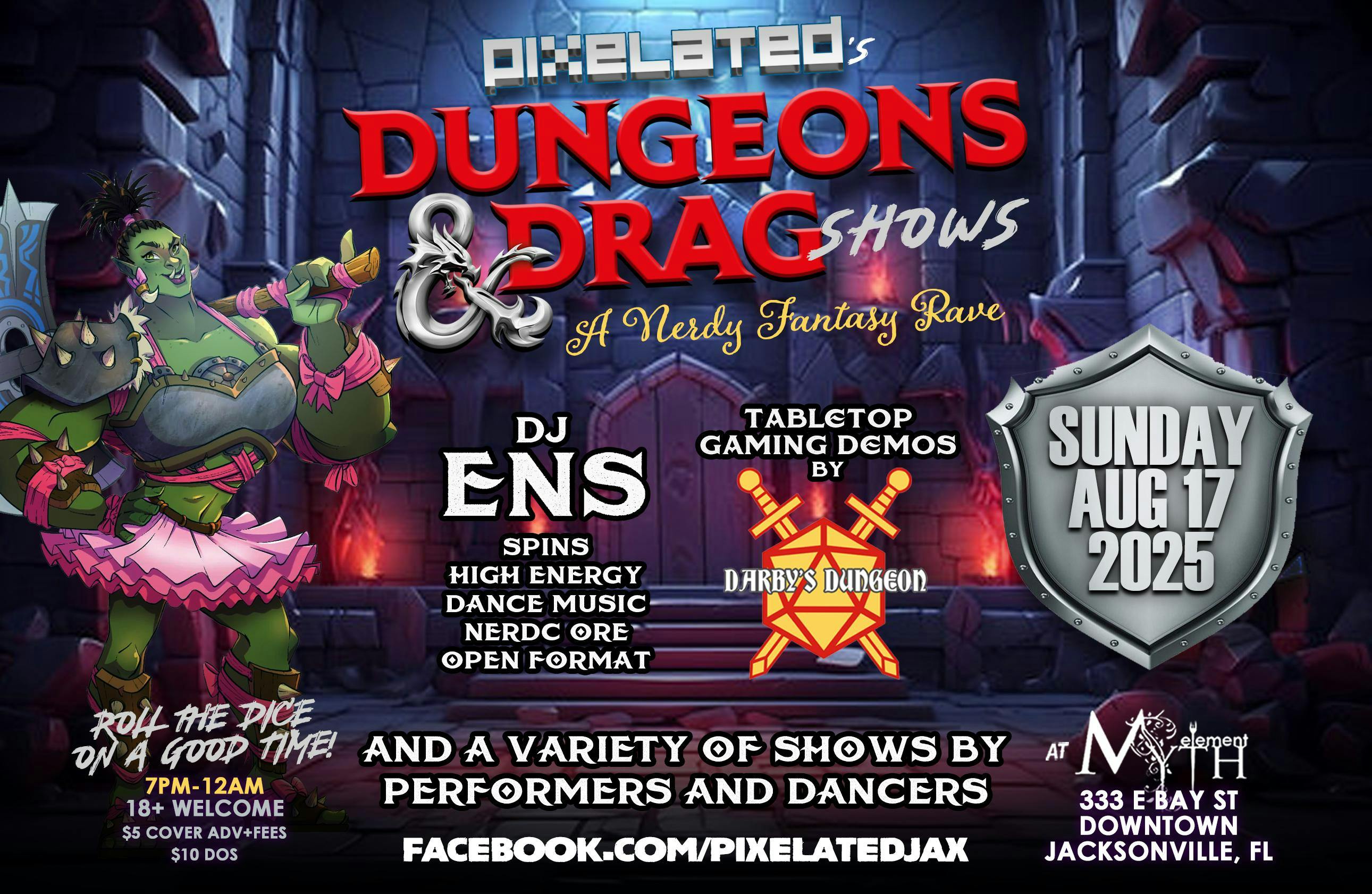 Dungeons & Drag Shows Fantasy Rave Dance Party