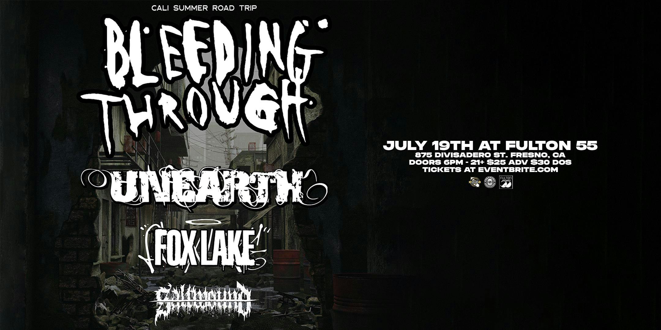 BLEEDING THROUGH + Special Guests