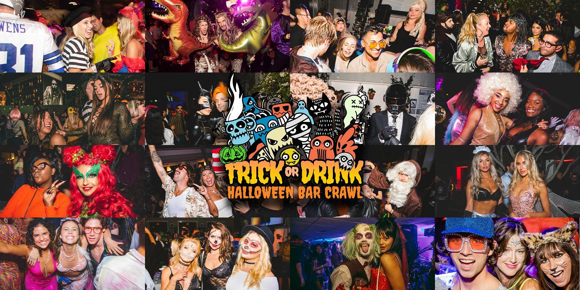 Trick or Drink: Houston Halloween Bar Crawl (3 Days)