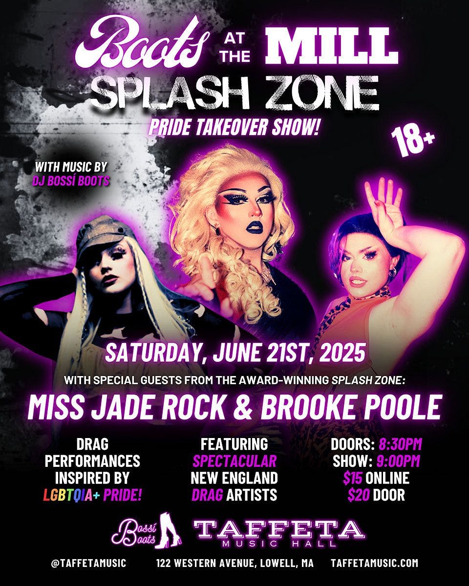 Boots At The Mill Splash Zone Pride Takeover Show