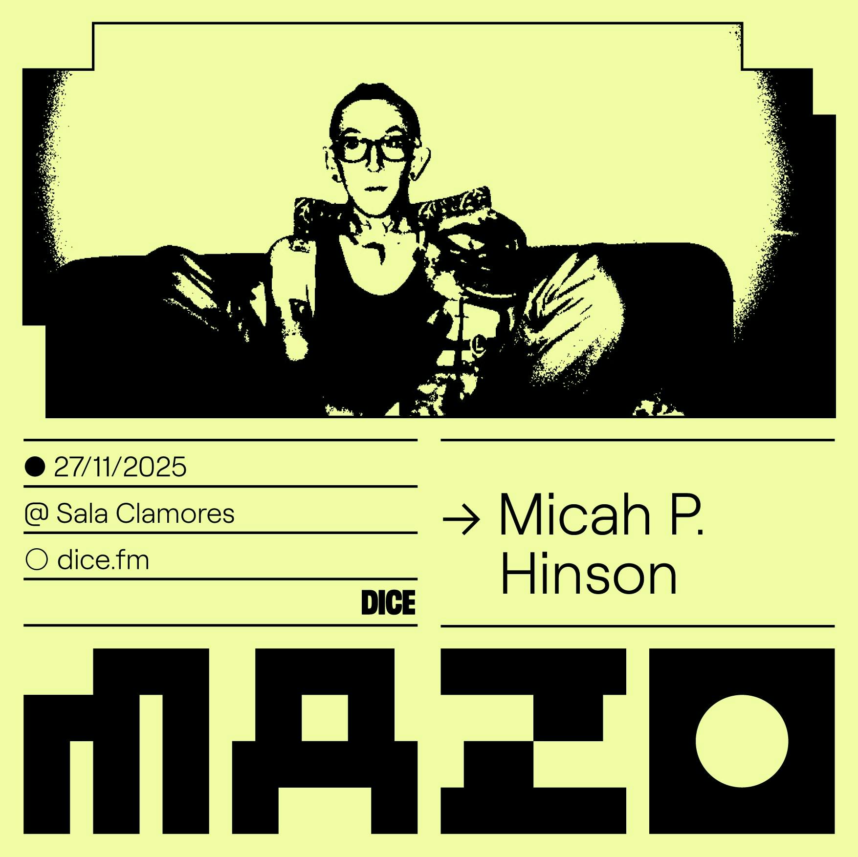 Micah P. Hinson en MAZO