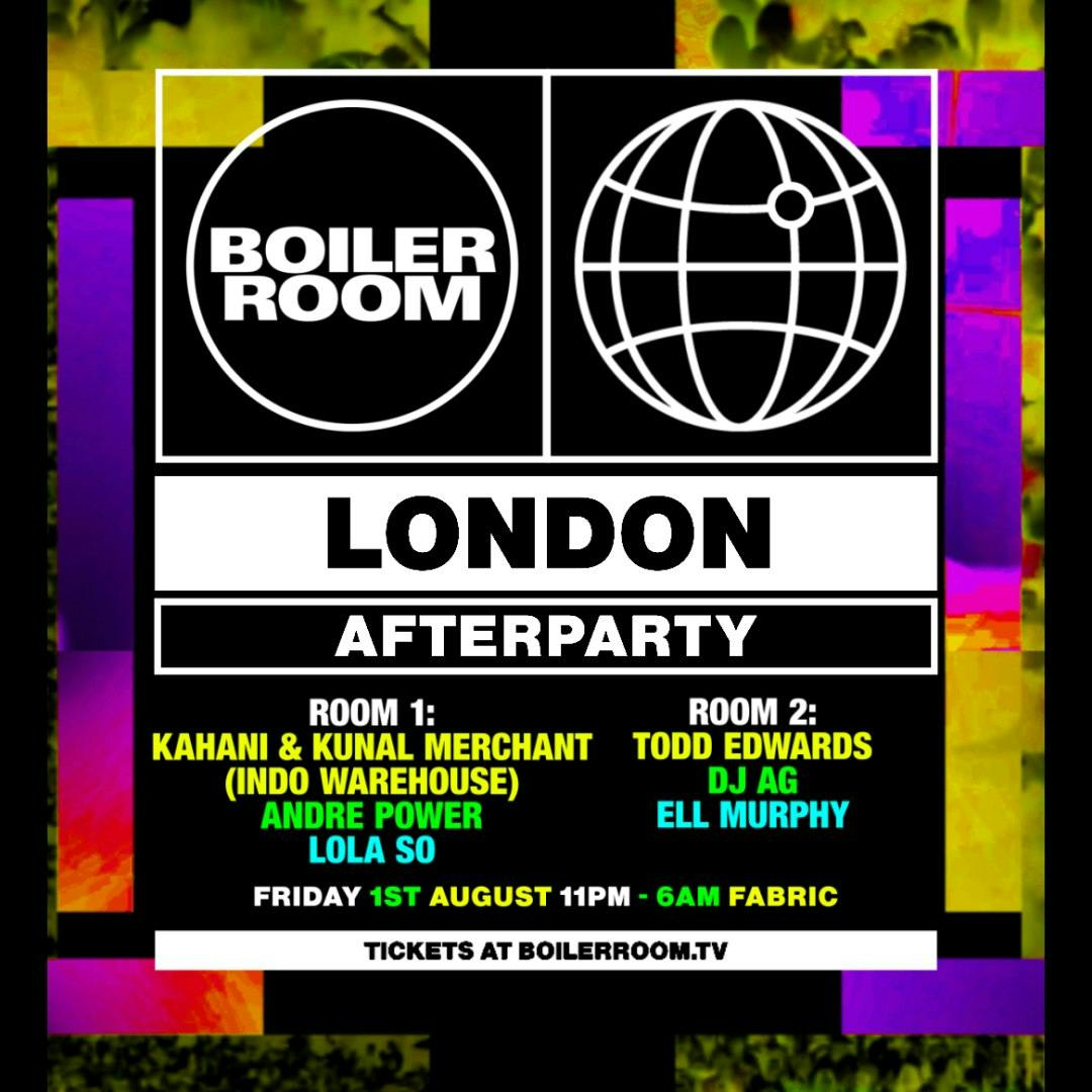 Boiler Room: Todd Edwards, DJ AG, Indo Warehouse