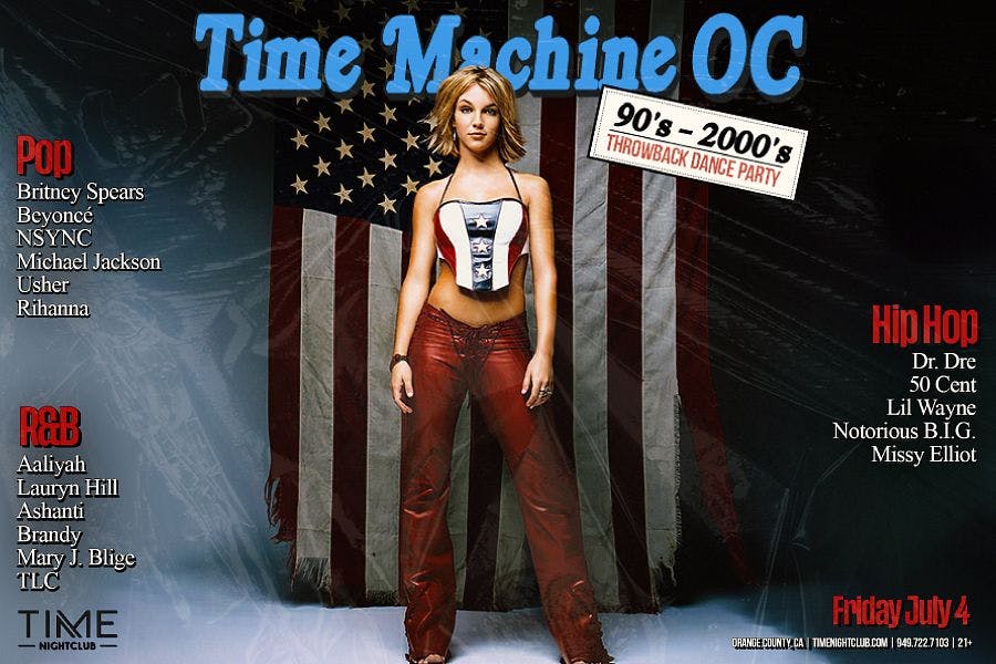 Time Machine: 90s - 2000s Throwback Dance Party