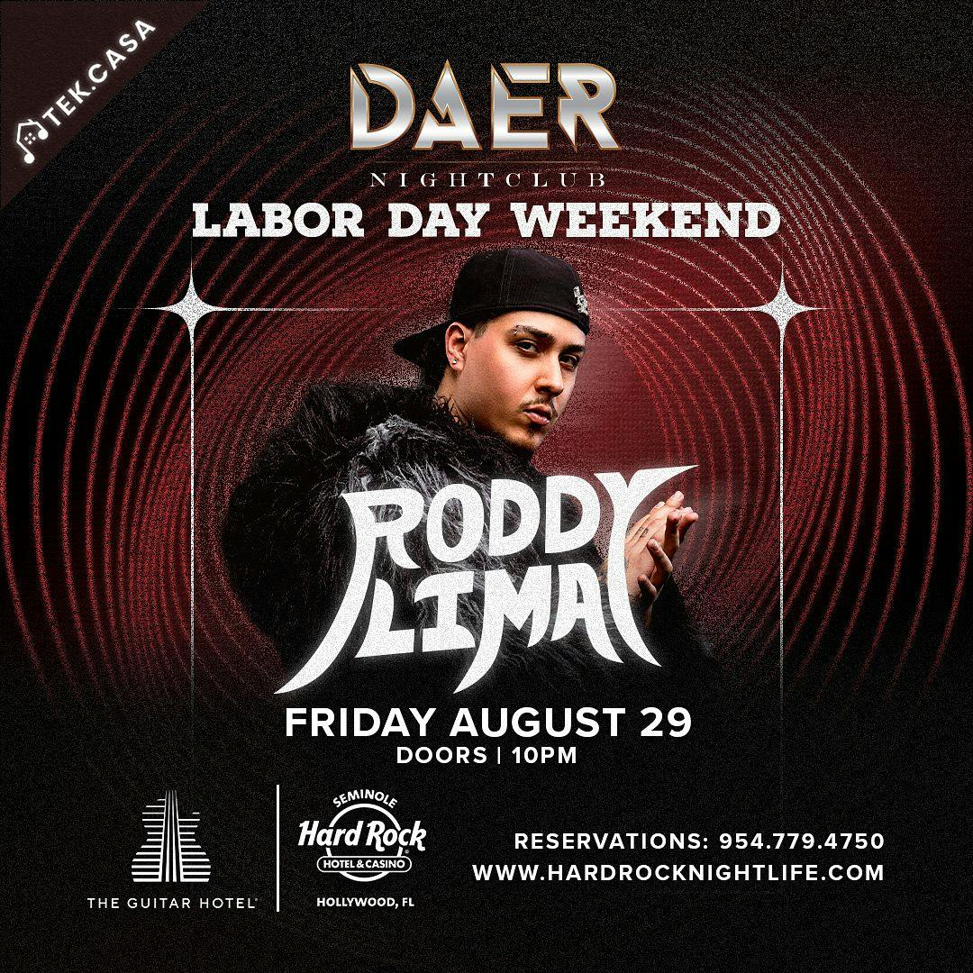 Roddy Lima | Tek.Casa Friday - DAER Nightclub