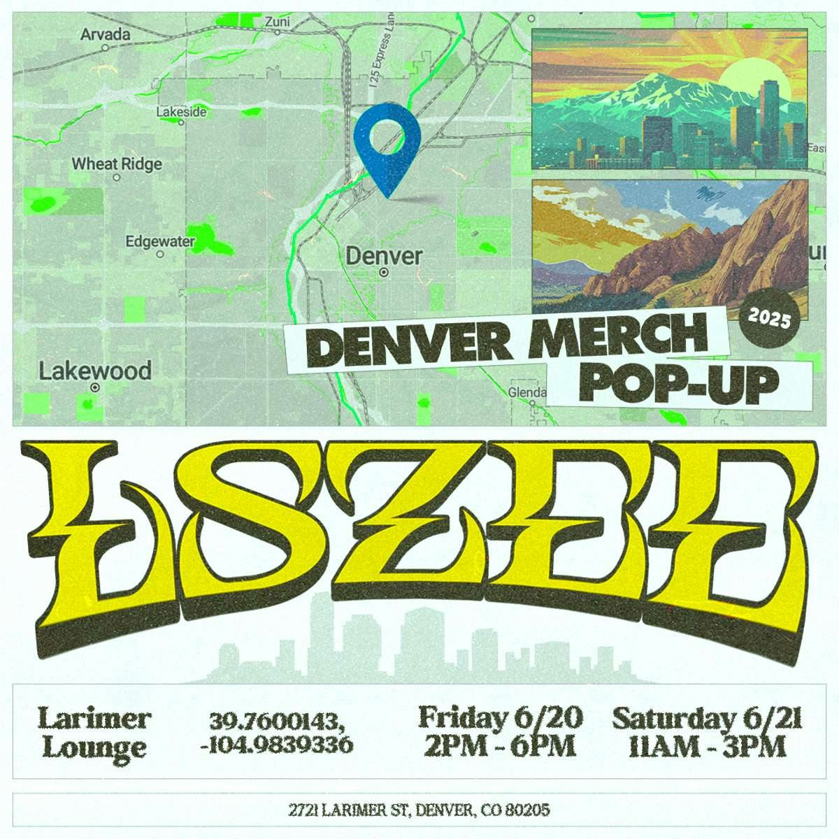 Lszee Merch Pop Up  (Free Event 2pm - 6pm)