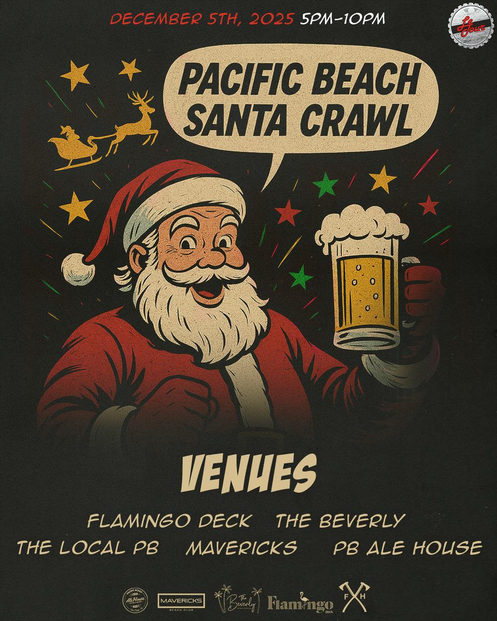 Pacific Beach's Annual Santa Crawl