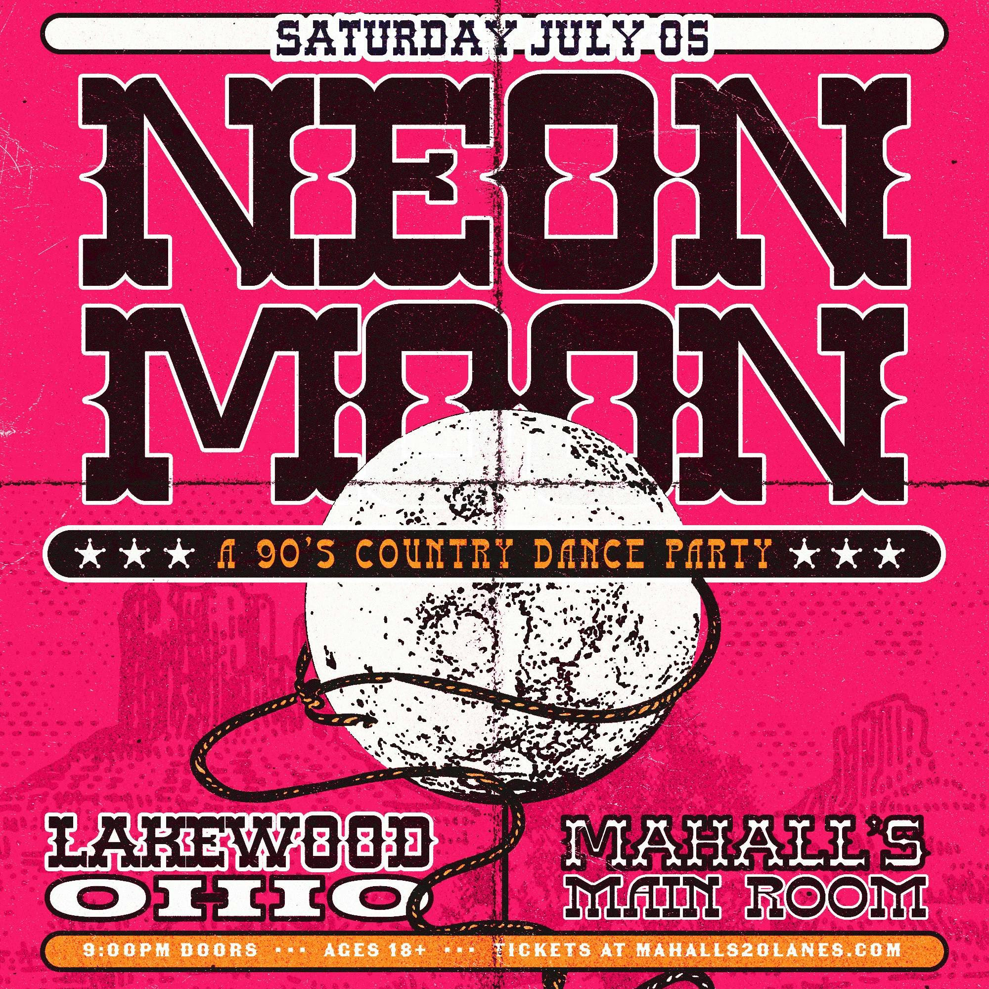 Neon Moon - a 90's country dance party
