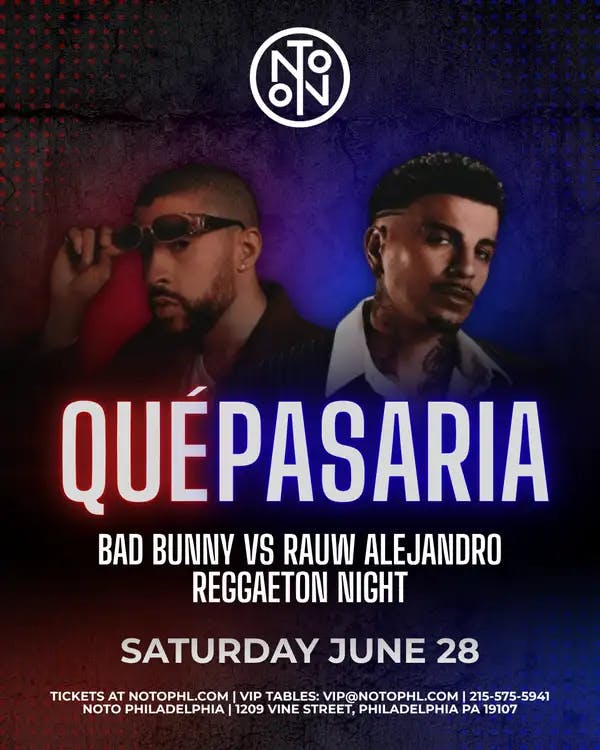 Que Pasaria: Bad Bunny vs Rauw Alejandro Dance Night